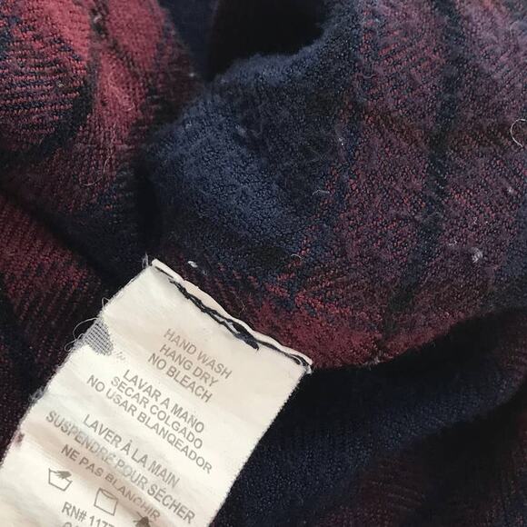 Rails Red Plaid Button Down Blue Flannel Shirt - Picture 10 of 10